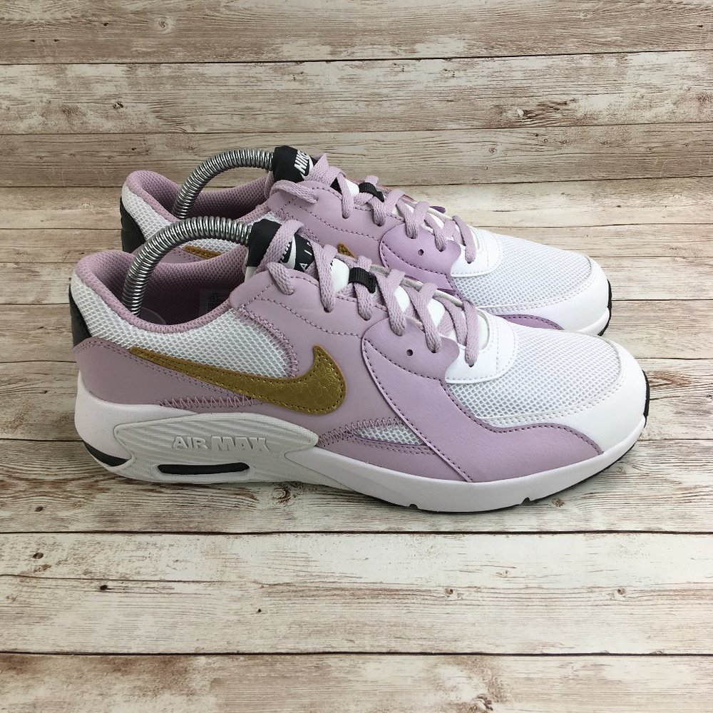 Nike Air Max Excee White Gold Iced Lilac  Sneaker Lifestyle Comfort Walking Shoe
